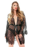 Bella Kimono Lace Robe in M