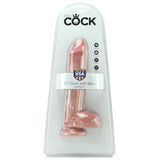 King Cock 10" Cock with Balls in Flesh