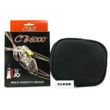 CB-6000 Male Chastity Device Clear in 3 1/4 Inch