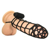 Mack Tuff Vibrating Cock Cage in Black