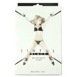 Sinful Bed Restraint Straps in Black