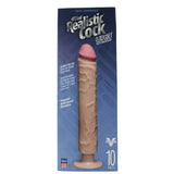 The Realistic Vibrating 10 Inch UR3 Cock in White