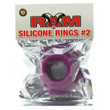 Ram Silicone Cock Rings #2 in Purple