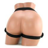 Vibrating Leather Strap-On Harness