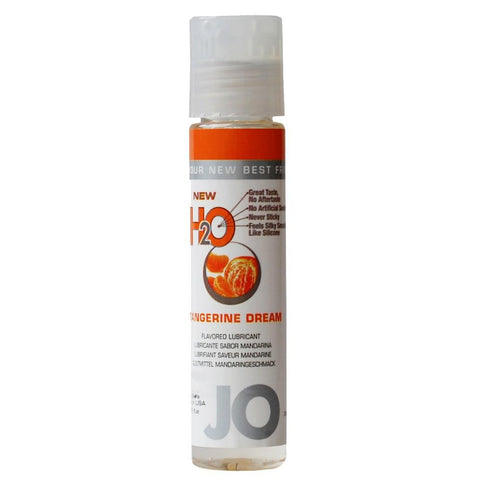 H2O Tangerine Dream Flavored Lubricant in 1oz/30ml