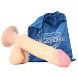 The Realistic 6 Inch Vibrating UR3 Cock in White