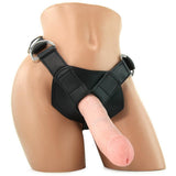 King Cock Strap-On Harness with 8" Cock in Flesh