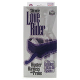 Love Rider Hipster Harness with Silicone Probe in Purple
