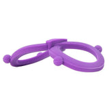 Infinity Silicone Cock Ring in Purple