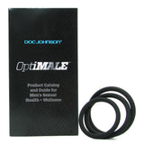 Optimale Thin 3 C-Ring Set in Black
