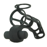 Deluxe Silicone Power Cage in Black