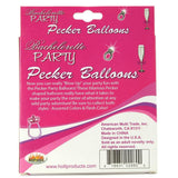Pecker Balloons 6 Pack in Flesh
