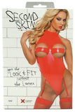 Second Skin Halter Teddy in S/M