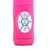 Twistty Silicone Clit Stem Vibe in Neon Pink