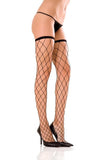 Fence Net Black Thigh Highs in OS