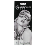 Grey Satin Blindfold