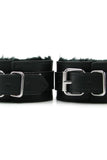 X-PLAY Fur Lined Ankle Cuffs in Luscious Black
