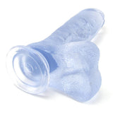 Crystal Jellies 8 Inch Ballsy Cock in Clear