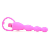 Climax Silicone Vibrating Bum Beads in Pink
