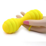 Twistty Silicone Duo Balls in Yellow