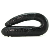King Cock Large Double Trouble Dildo in Black