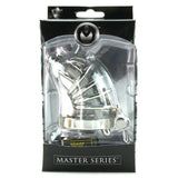 Repressor Locking Chastity Cage & Flexible Urethral Plug