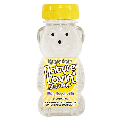 Nature Lovin' Lube Honey Bear in 6oz/177ml