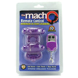 The MachO Maximum Action Remote Cock Ring in Purple