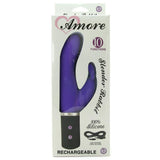 Amore Slender Rabbit Rechargeable Vibe in Purple