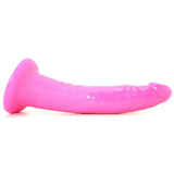 Neon Slim 7 Dildo in Pink
