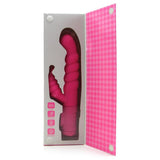 Twistty Silicone Clit Stem Vibe in Neon Pink
