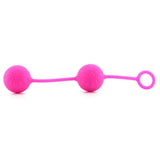 Posh Silicone "O" Balls in Pink