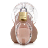 CB-6000S Male Chastity Device Clear in 2 1/2 Inch