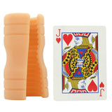 TRUSKYN The Tru Stroke Ribbed Stroker in Flesh Tone
