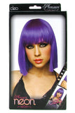 Neon Cleo Wig in Purple
