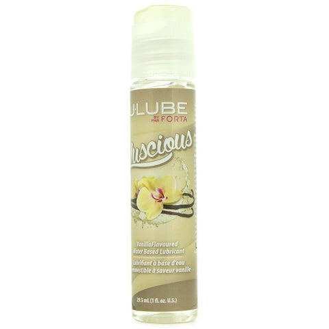 Luscious Vanilla Flavoured Water Based Lube in 1oz/29.5mL