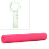 Go Stix Super-Slim Vibrating Ring in Strawberry