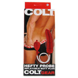 Colt Hefty Probe Inflatable Butt Plug in Red