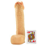 All American Ultra Whoppers 11" Curved Head Dildo in Flesh