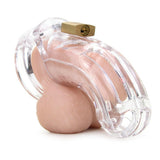 The Curve Male Chastity Device Clear in 3 3/4 Inch