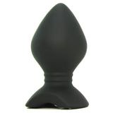 Velvet Plush Silicone Expander Plug in Black