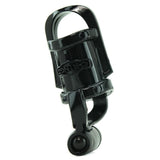 Vibrating Cock Pipe with Ball-Stretcher in Black