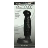 Platinum Silicone The Tru Feel Dildo in Black