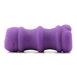 Mood Pleaser Thick Ribbed Masturbator in Purple