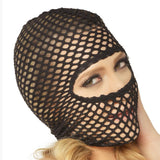 Fetish Fantasy Fishnet Hood in Black