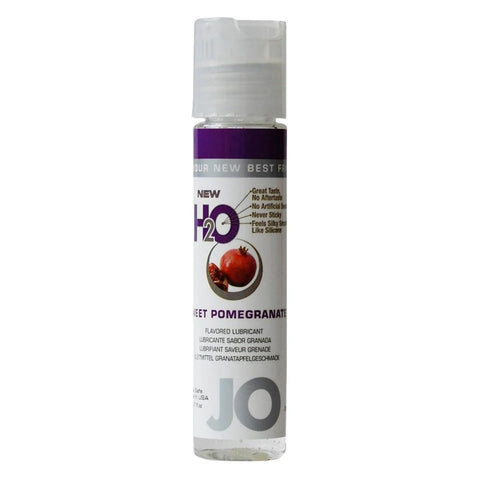 H2O Sweet Pomegranate Flavored Lubricant in 1oz/30ml