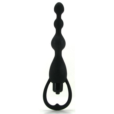 Vibrating Pleasure Beads in Black