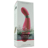 Form 6 Rechargeable Silicone Vibrator in Pink