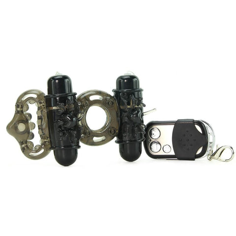 The MachO Maximum Action Remote Cock Ring in Black