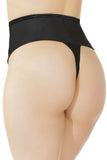 Shape Defining High Waisted Black Thong in OSXL
